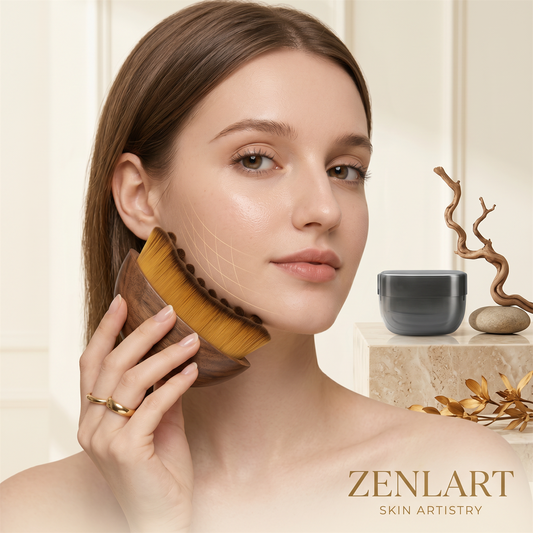 Escova facial para drenagem linfática Zenlart