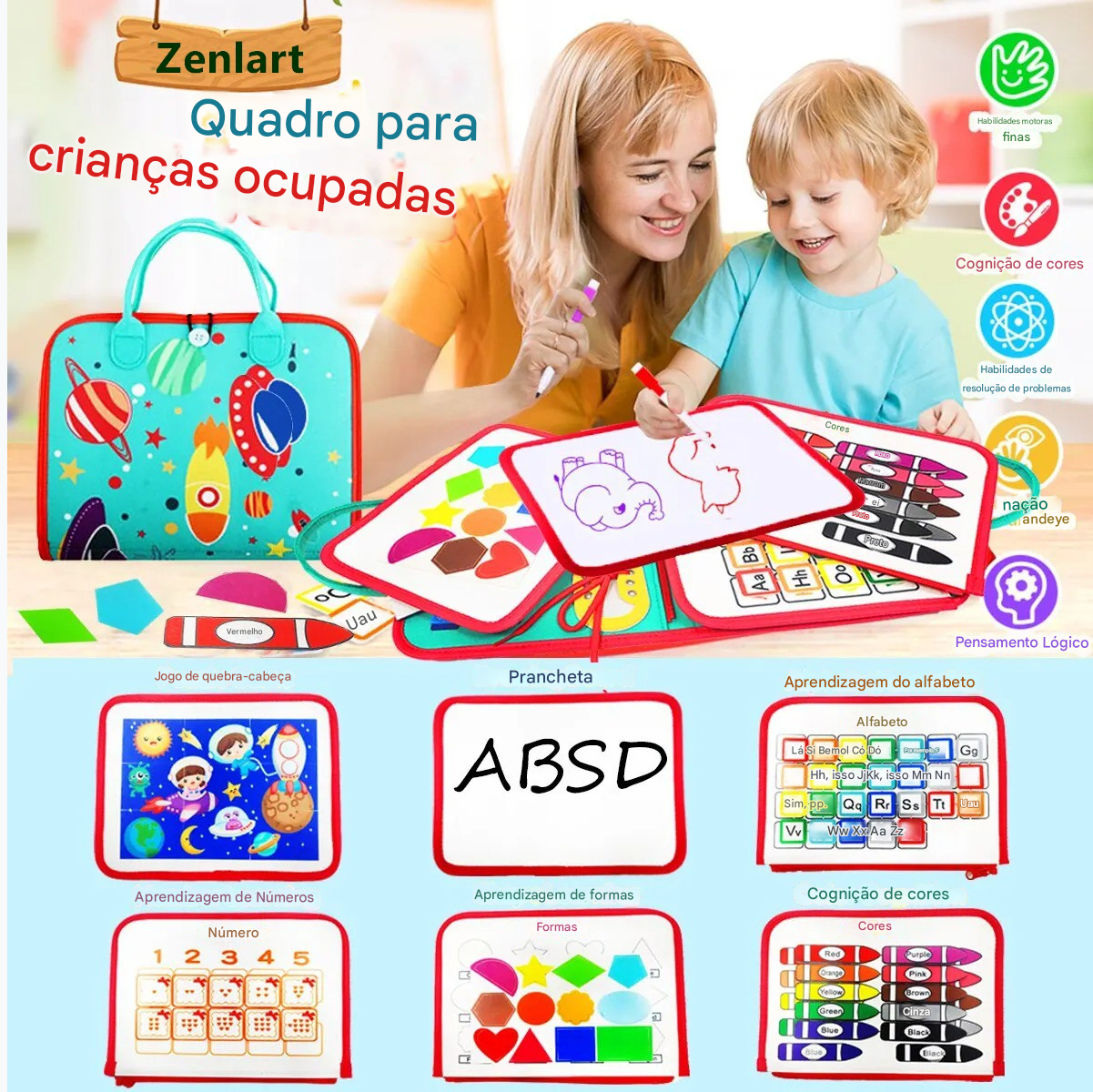 Maleta Sensorial Montessori Zenlart