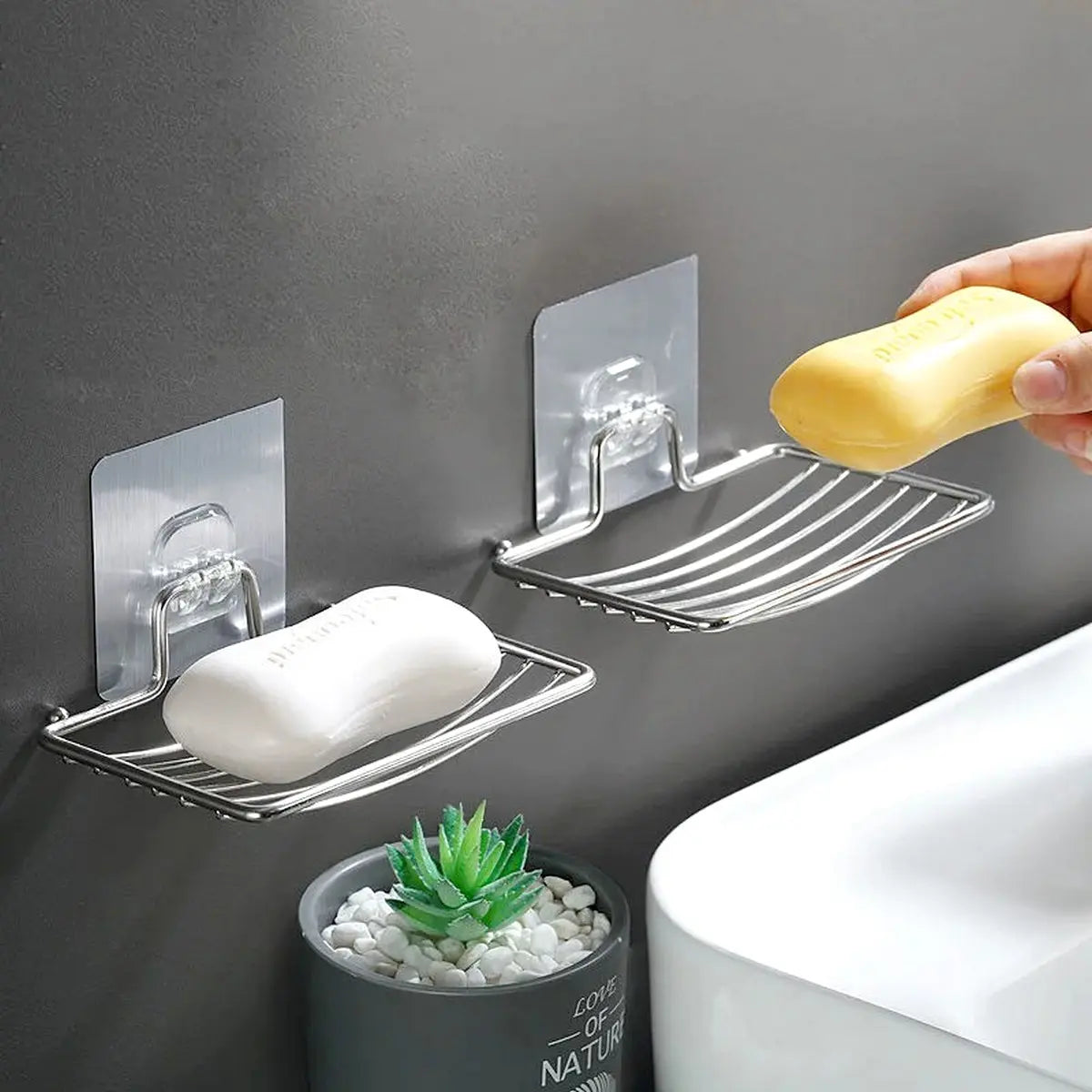 Saboneteira de Inox para Parede Zenlart