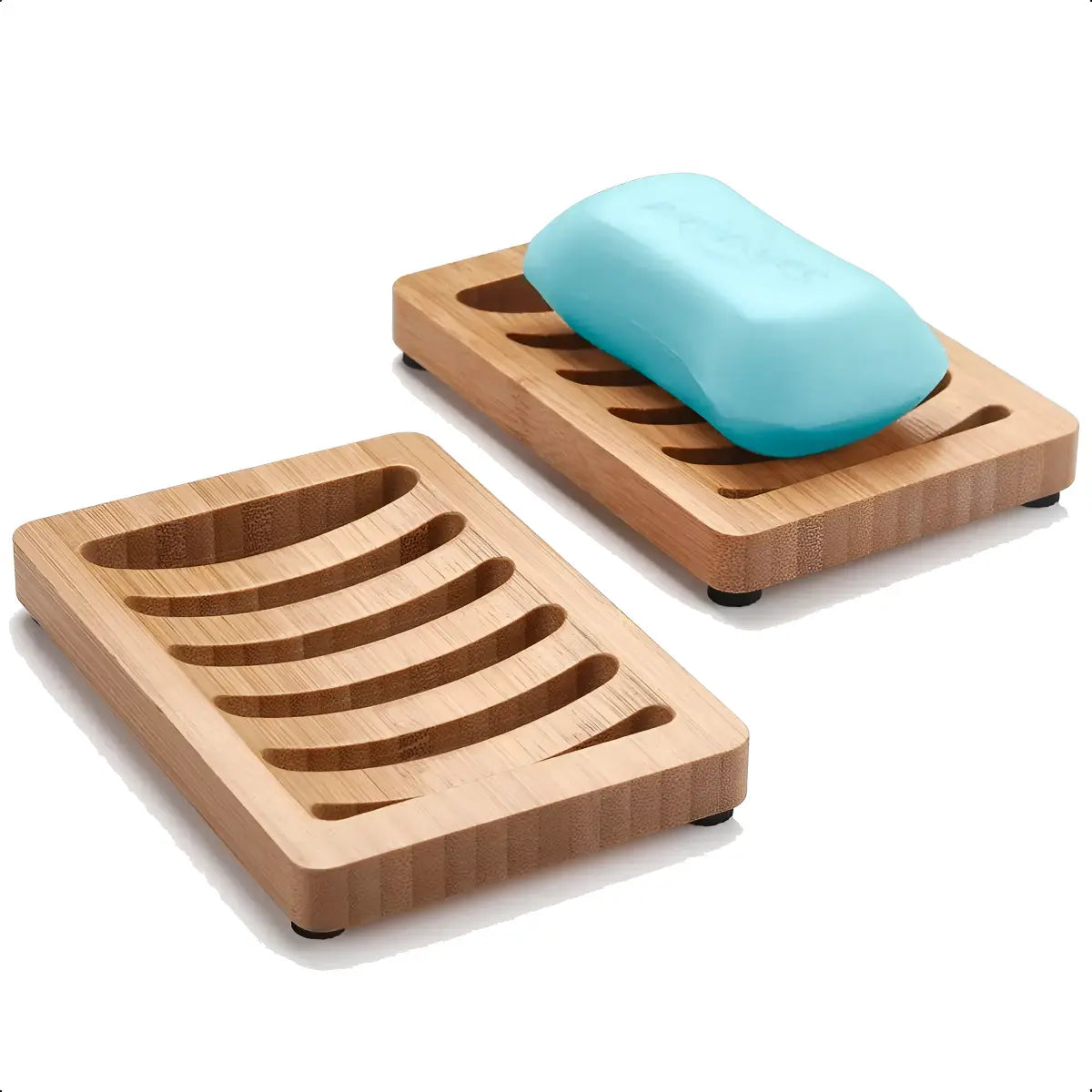 Saboneteira de Bambu para Banheiro Zenlart