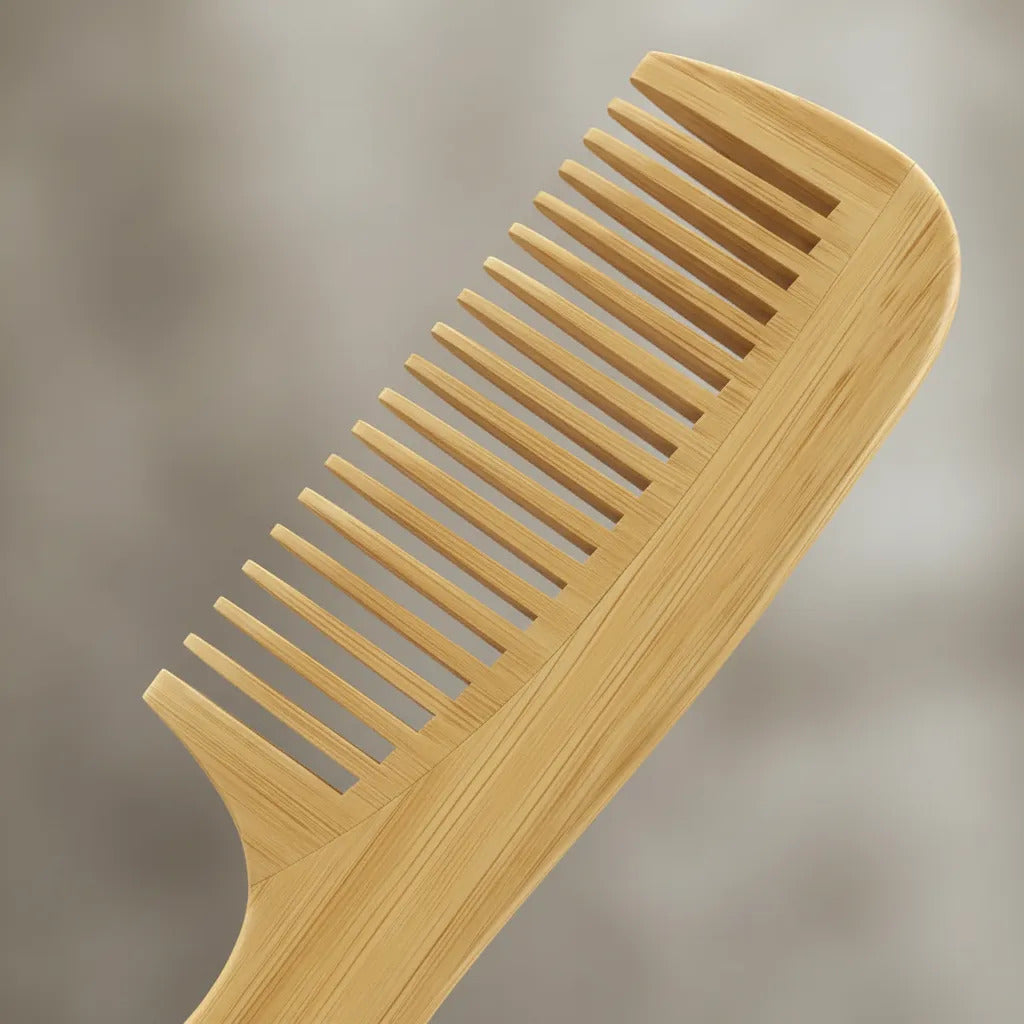 Kit com 10 Pentes de Madeira Faia Zenlart Antifrizz