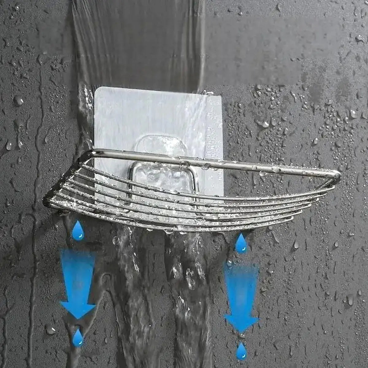 Cor: Prata | Saboneteira de Inox para Parede Zenlart