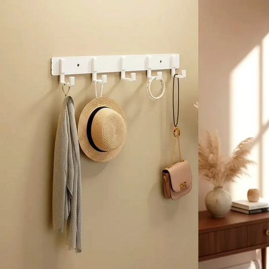 Cor: Branco | Cabideiro de Aluminio Minimalista Zenlart