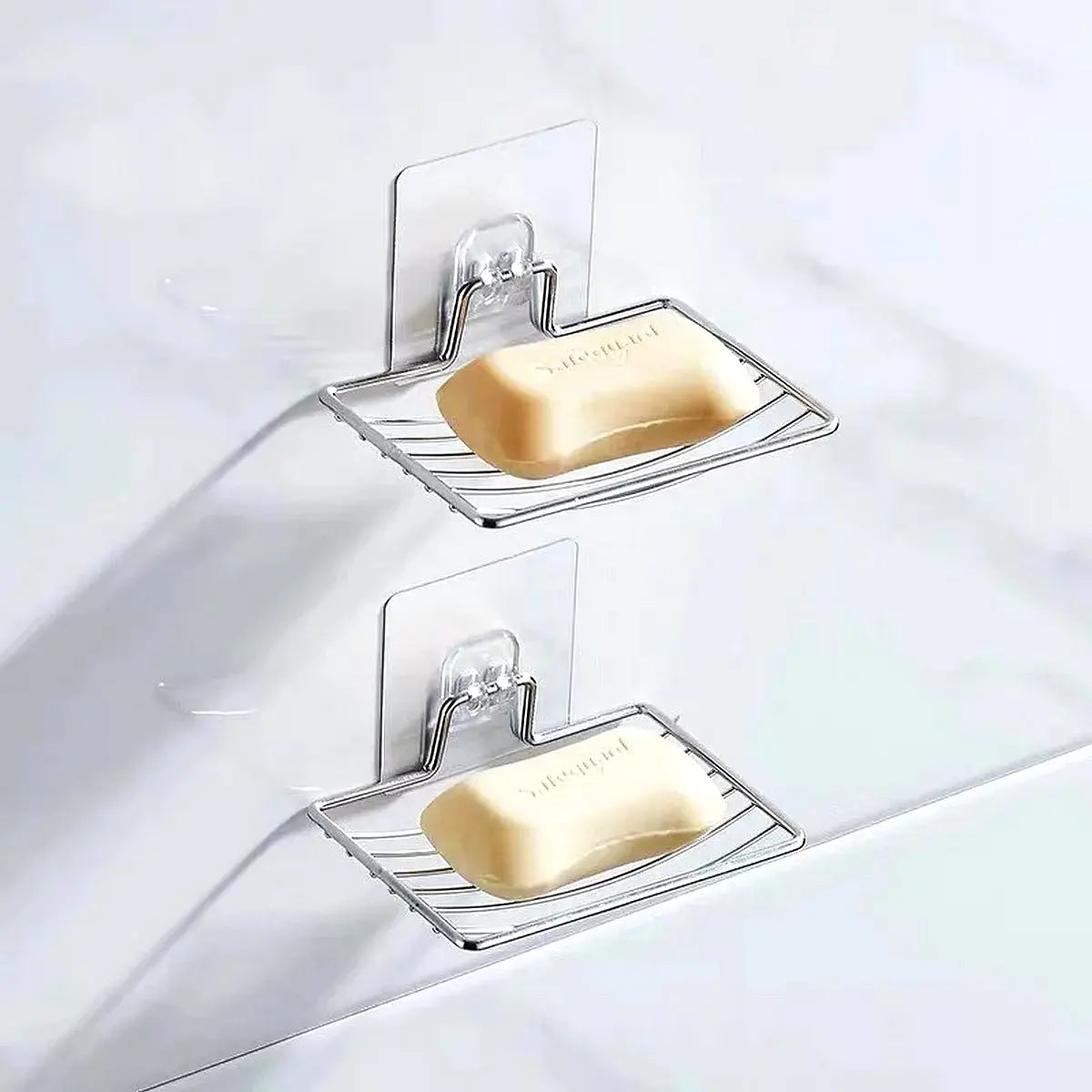 Cor: Prata | Saboneteira de Inox para Parede Zenlart