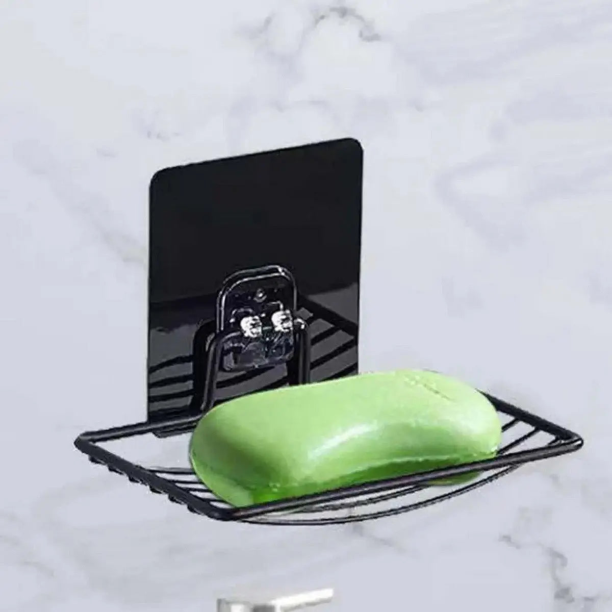 Cor: Preto | Saboneteira de Inox para Parede Zenlart