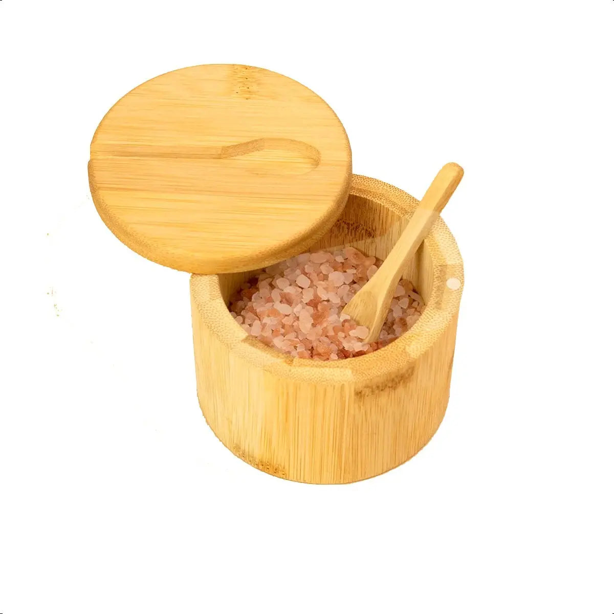 Imagem 8 de 8 de Saleiro Pimenteiro Cozinha Bambu Ecológico Zenlart