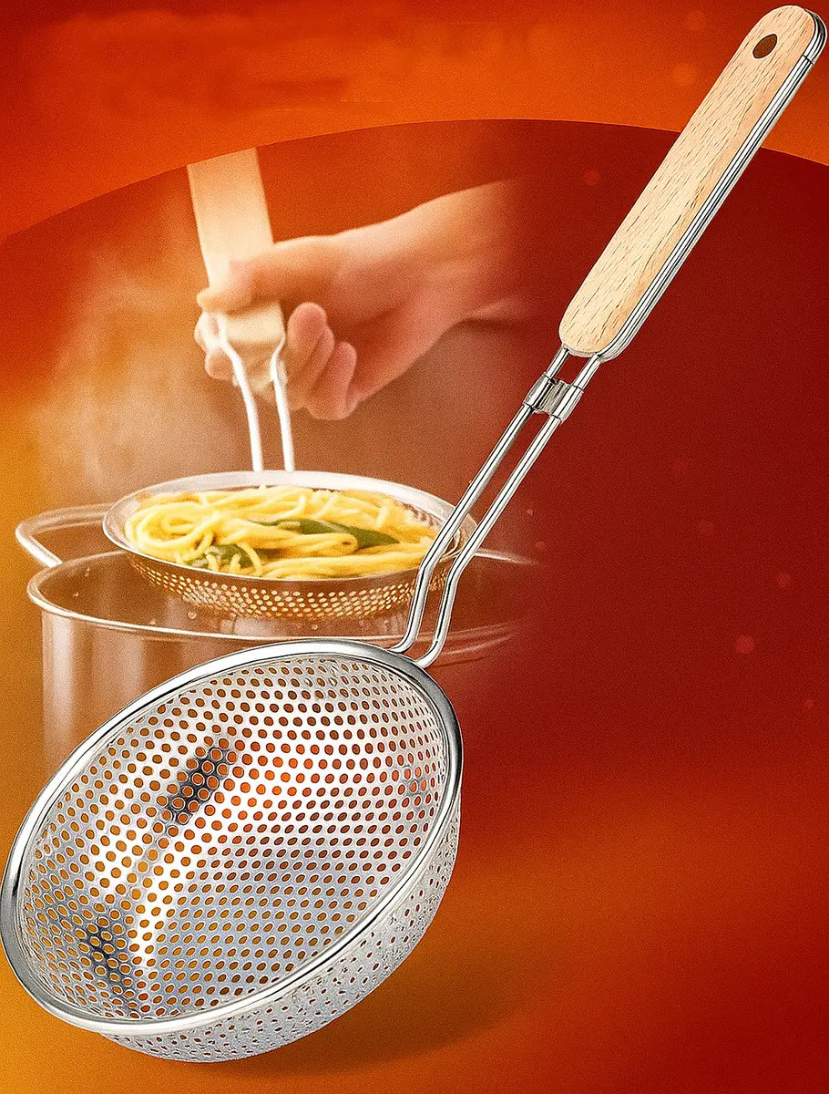 Imagem 6 de 6 de Peneira Inox Cozinha Polvilhar Coar Escorrer Zenlart