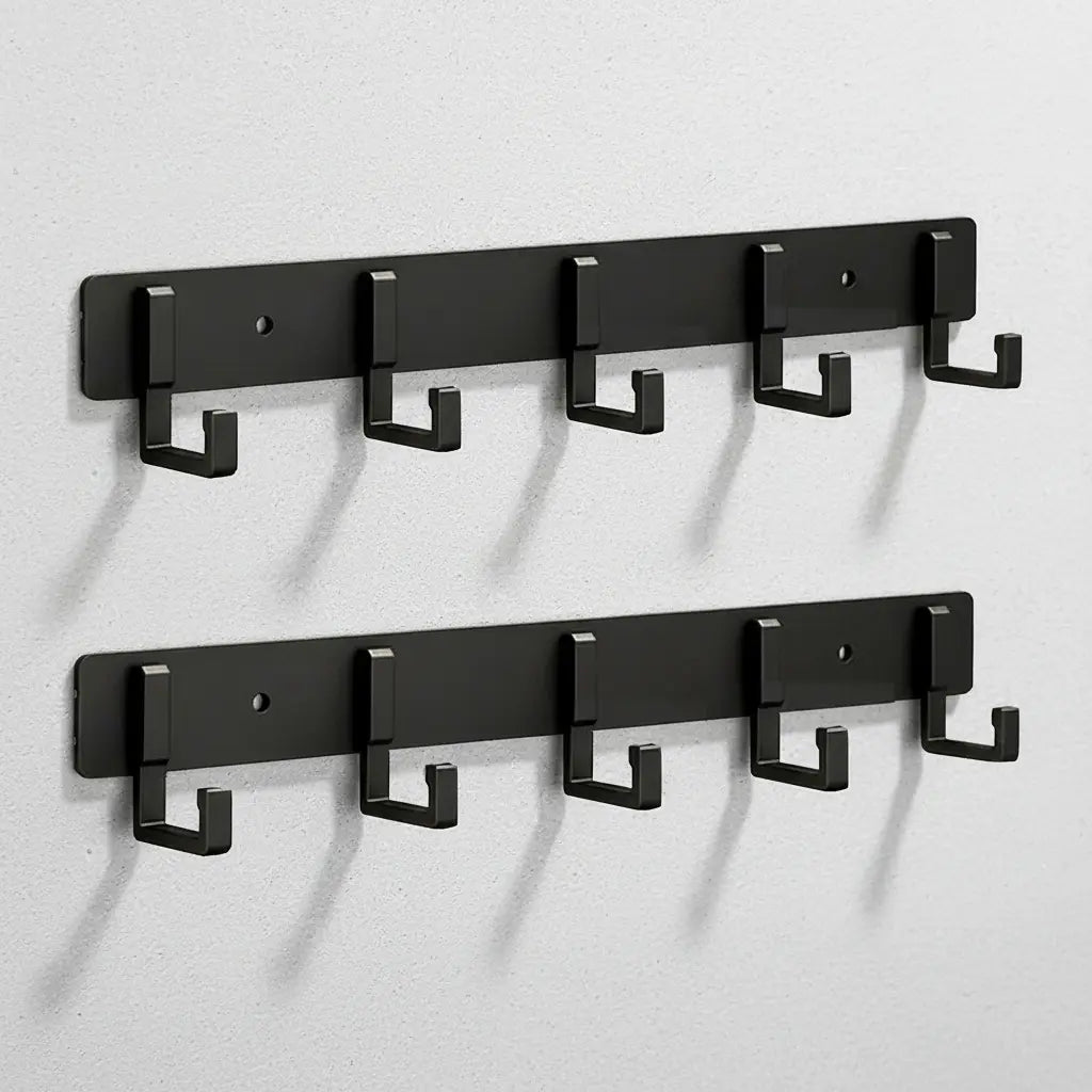 Cor: Preto | Cabideiro de Aluminio Minimalista Zenlart