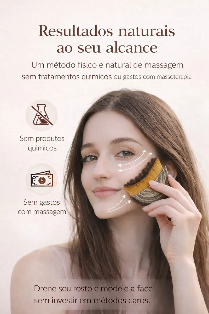 Cor: Rosa | Escova Facial de Drenagem Linfatica Zenlart