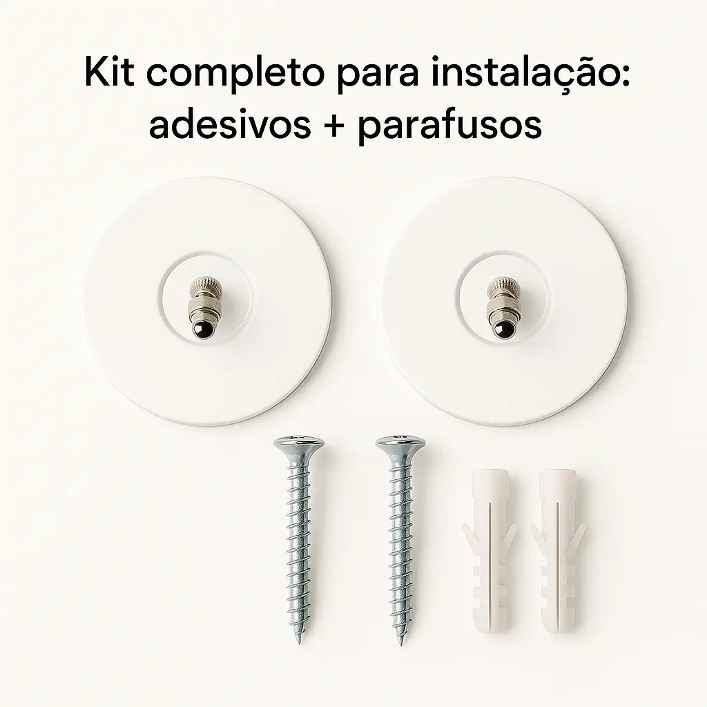 Cor: Preta | Prateleira Nicho de Madeira e Inox Zenlart
