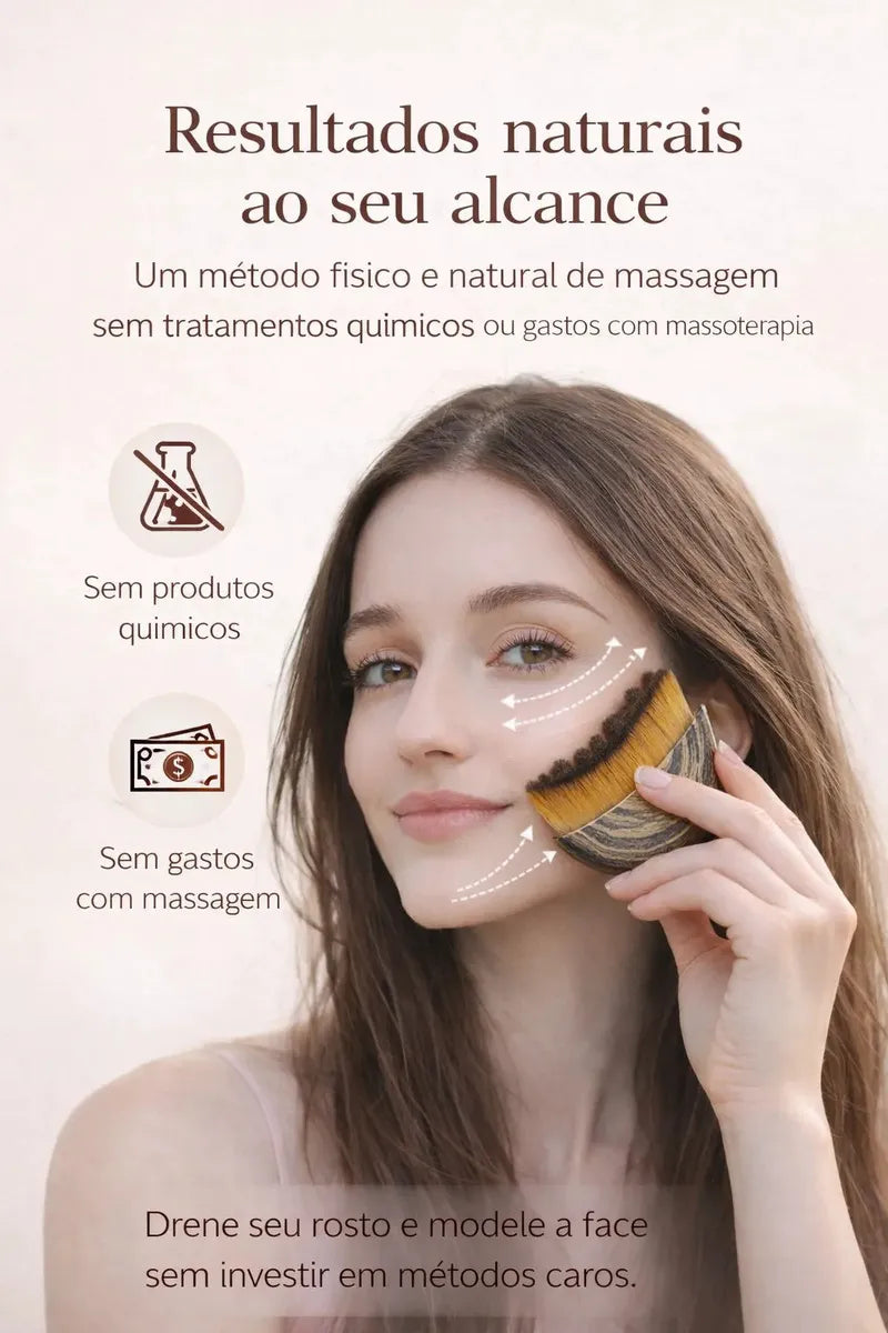 Cor: Rosa | Escova Facial de Drenagem Linfatica Zenlart