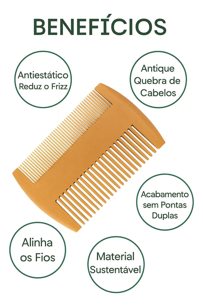 Kit de Pentes de Madeira Antiestático Zenlart