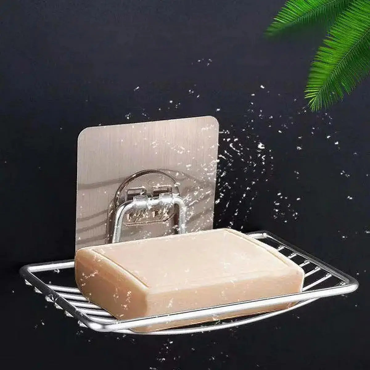Cor: Prata | Saboneteira de Inox para Parede Zenlart