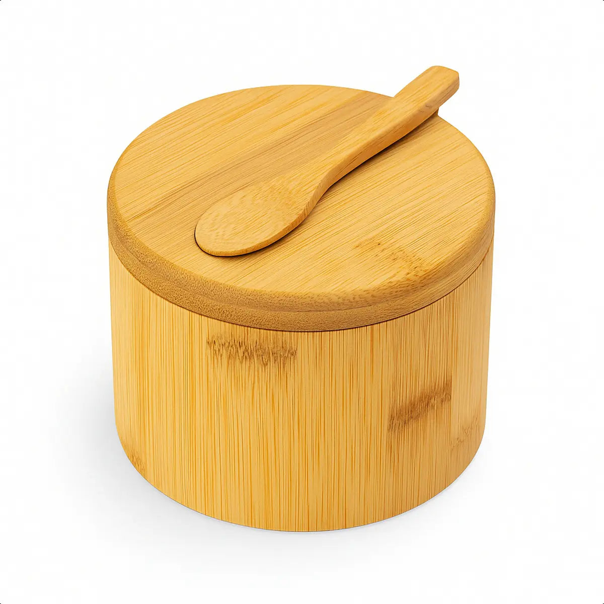 Imagem 1 de 8 de Saleiro Pimenteiro Cozinha Bambu Ecológico Zenlart