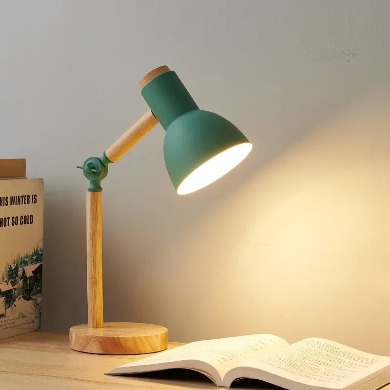 Luminaria de mesa nordica verde Zenlart
