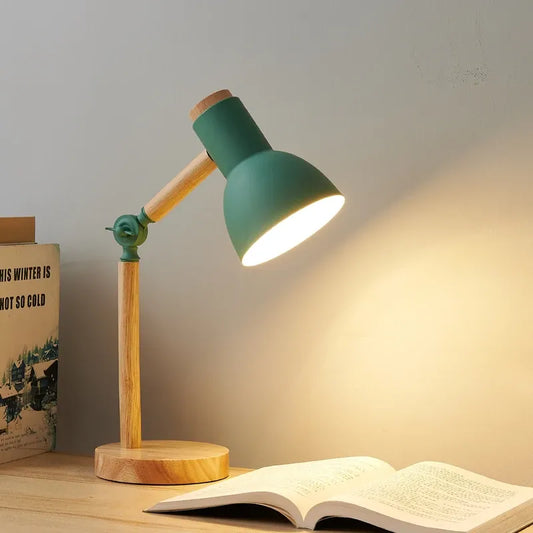 Luminaria de mesa nordica verde Zenlart