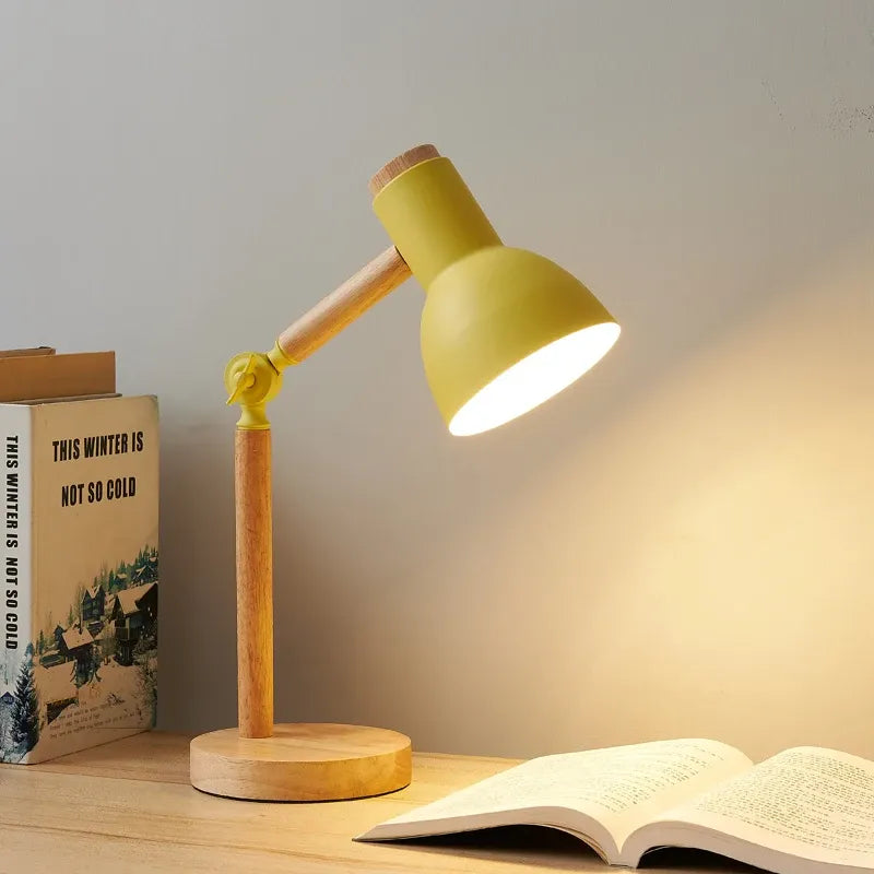 Luminaria de mesa nordica amarela Zenlart