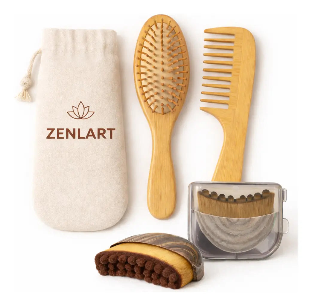 Itens do kit cuidados naturais Zenlart